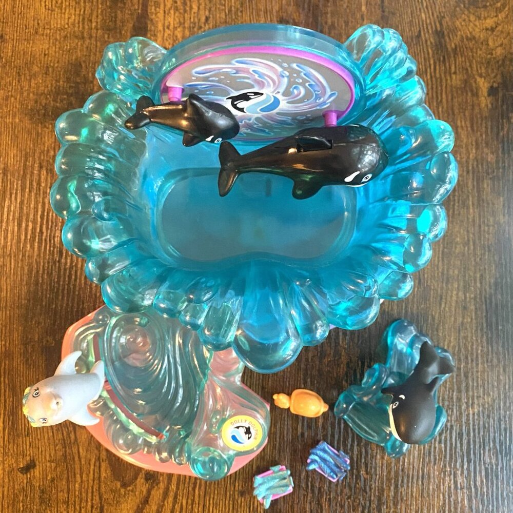 Littlest Pet Shop Sea World 12-Piece Playset Vintage 1995 Kenner - LIGHT WORKS - Picture 3 of 16
